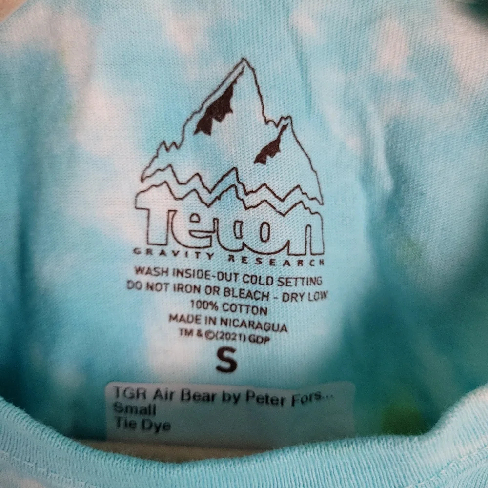 NWT Grateful Dead x Teton Gravity Research Air Bear Tie Dye Limited Ed Choose Sz - Picture 6 of 9